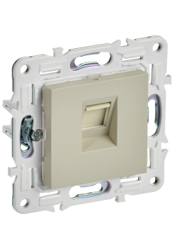 SKANDY Розетка компьютерная RJ45 кат.5E SK-K01B бежевый IEK
