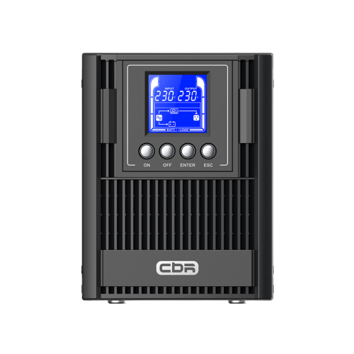 ИБП CBR ESSENCE ESN-1000C Online 1000 VA / 1000 W, Tower, 4 x C13, LCD, HID-USB, RS232, EPO, SNMP slot/ UPS CBR Online Tower