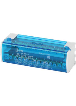 Шины на DIN-рейку в корпусе (кросс-модуль) ШНК 2х15 L+PEN NO-224-14 ЭРА Б0043932