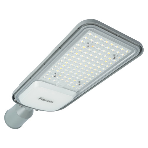 Светодиодный уличный консольный светильник Feron SP3050 80W 4000K 230V, серый