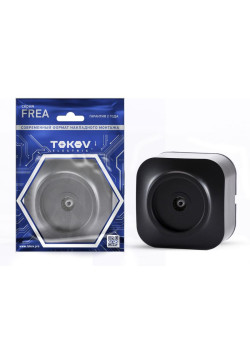 Розетка телевизионная TV 1-м ОП Frea IP20 АБС-пластик карбон TOKOV ELECTRIC TKE-FR-A1C-C14