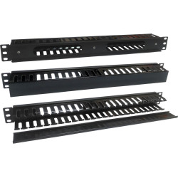 Кабельный органайзер Горизонтальный Lanmaster TWT-ORG1U/24-CVP гребенка 1U шир.:19