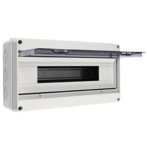 Бокс модульный накладной PDB/W 4018 GR (ЩРН-ПГ-18) IP65 пластик. Pro JazzWay 5072121