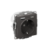 ATLASDESIGN РОЗЕТКА 16А с 2 USB A+C, 5В/2,4А/3,0А, 2х5В/1,5А, механизм, БАЗАЛЬТ