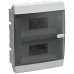 UNION Compact Корпус пластиковый ЩРВ-П-18 IP41 черная прозрачная дверь IEK