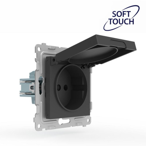 Розетка 1-м СП Pixel IP44 с заземл. с крышкой механизм карбон TOKOV ELECTRIC TKE-PX-R1ZSW1-C14-IP44 Розетка 1-м СП Pixel IP44 с заземл. с крышкой механизм карбон TOKOV ELECTRIC TKE-PX-R1ZSW1-C14-IP44