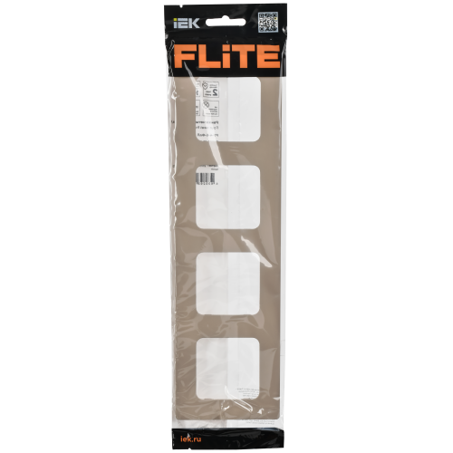 FLITE Рамка 4-местная РУ-4-А-ФлШ шампань IEK FLITE Рамка 4-местная РУ-4-А-ФлШ шампань IEK