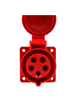 Розетка фланцевая 325-32А-6h-380AC-3P+PE+N-IP44