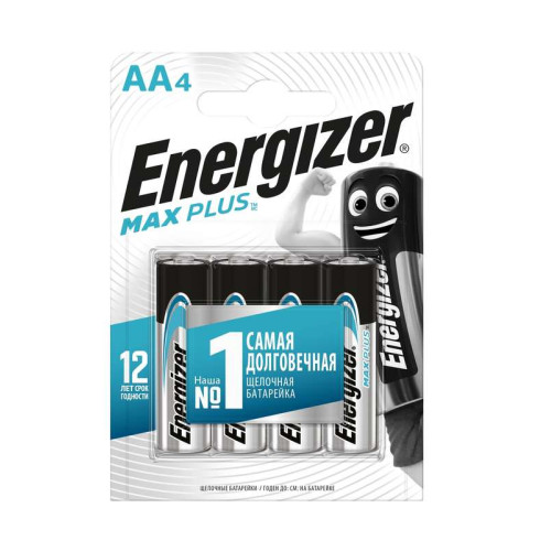 Элемент питания алкалиновый AA/LR6/316 Max Plus BL4 (блист.4шт) Energizer 696142
