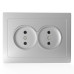 Розетка 2-м СП Pixel 16А IP20 без заземл. в сборе алюм. TOKOV ELECTRIC TKE-PX-R2F-C03 Розетка 2-м СП Pixel 16А IP20 без заземл. в сборе алюм. TOKOV ELECTRIC TKE-PX-R2F-C03