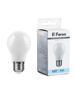 Лампа светодиодная Feron LB-375 E27 3W матовая 230V 6400K