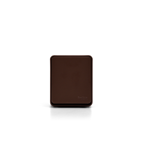 ATLASDESIGN PROFI IP54 О/У 1-клавишный ВЫКЛЮЧАТЕЛЬ, сх.1, 10АХ, КОРИЧНЕВЫЙ