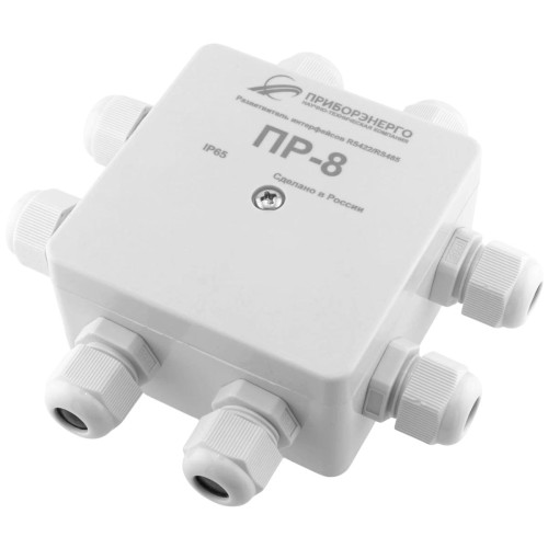 Разветвитель интерфейса RS-422-RS485 ПР-8 IP65 Разветвитель интерфейса RS-422-RS485 ПР-8 IP65