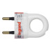 Вилка электрич. каб. Helium 6А 2P+E прямая бел. Leg 050162 Вилка электрич. каб. Helium 6А 2P+E прямая бел. Leg 050162