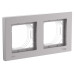 ATLASDESIGN AQUA 2-постовая РАМКА, IP44, АЛЮМИНИЙ ATLASDESIGN AQUA 2-постовая РАМКА, IP44, АЛЮМИНИЙ