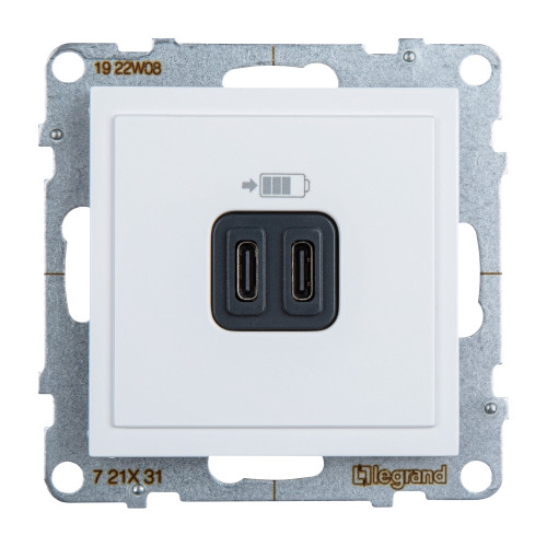 SUNO ЗУ 2xUSB C+C БЕЛ
