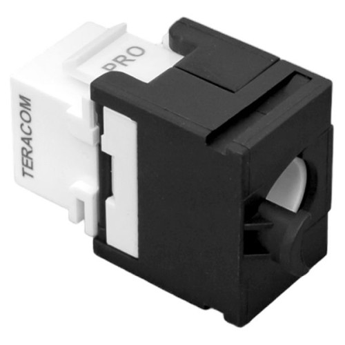 Модуль Keystone TERACOM PRO Cat.5E неэкран. 110 IDC 180 град. самозажимной (Toolless) черный Модуль Keystone TERACOM PRO Cat.5E неэкран. 110 IDC 180 град. самозажимной (Toolless) черный