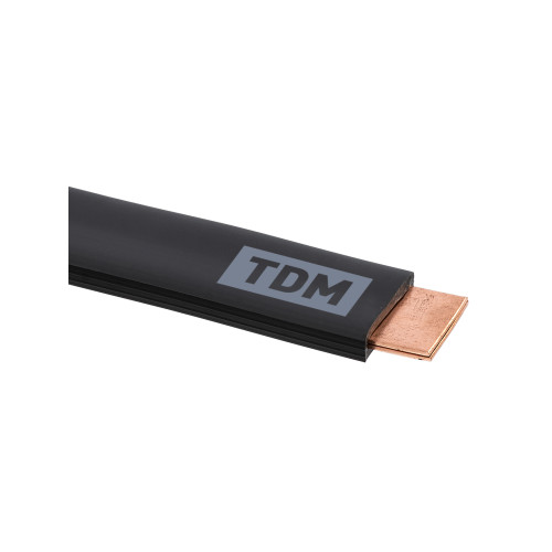 Шина медная гибкая изолированная ШМГ 2х(20х1), 2м, TDM
