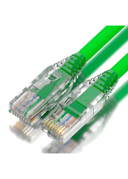 Greenconnect RJ45(m) - RJ45(m) Cat. 5e UTP  0.3м зеленый