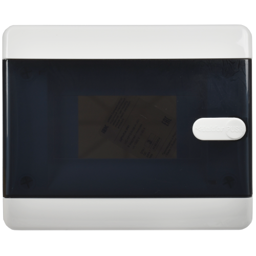 UNION Compact Корпус пластиковый ЩРН-П-6 IP41 черная прозрачная дверь IEK