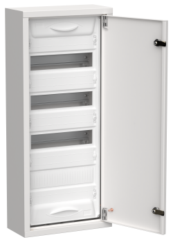 TITAN 5 Корпус металлический ЩРн-48 (1х48) 710х310х140мм IP31 белый (одна дверь) IEK