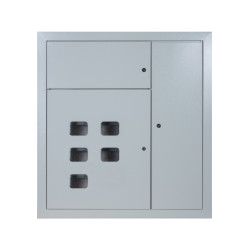Корпус щита этажного 5 кв. (1010х950х160) размер ниши (920х860х140) TDM