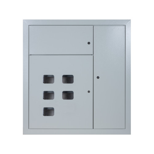 Корпус щита этажного 5 кв. (1010х950х160) размер ниши (920х860х140) TDM