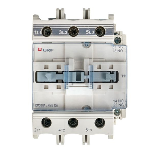 Контактор КМЭ-3 80А 1NO+1NC 230В AC EKF Контактор КМЭ-3 80А 1NO+1NC 230В AC EKF