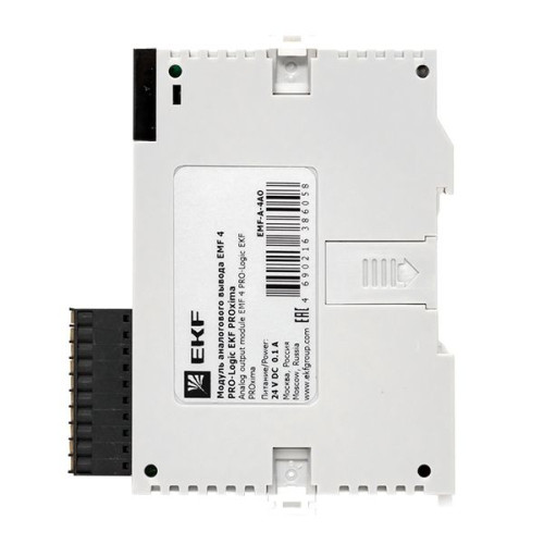Модуль аналогового вывода EMF 4 PRO-Logic EKF (без поверки) Модуль аналогового вывода EMF 4 PRO-Logic EKF (без поверки)