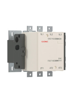 Магнитный контактор DSC115-3C00A230 115А 55кВт (AC3)  кат 220В AC