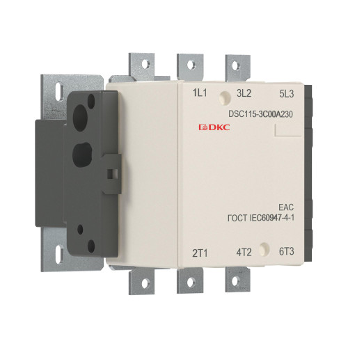 Магнитный контактор DSC115-3C00A230 115А 55кВт (AC3)  кат 220В AC