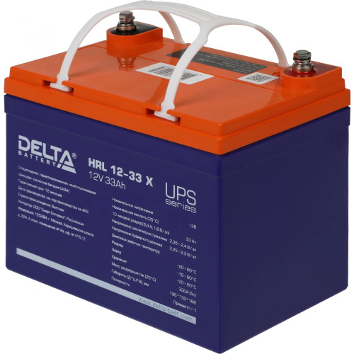 Батарея для ИБП Delta HRL 12-33 X 12В 33Ач Батарея для ИБП Delta HRL 12-33 X 12В 33Ач