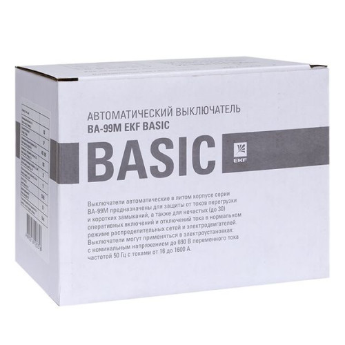 ВА-99МL 100/20А 3P 18кА EKF Basic ВА-99МL 100/20А 3P 18кА EKF Basic