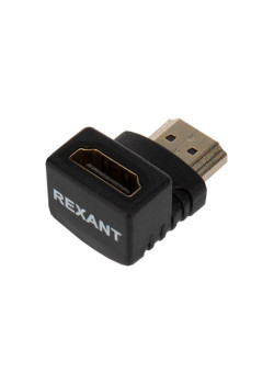 Переходник аудио гнездо HDMI - штекер HDMI угловой блист. Rexant 06-0176-A