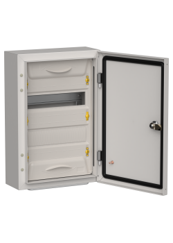 TITAN 5 Корпус металлический ЩРн-24 (1х24) 460х310х140мм IP54 серый (одна дверь) IEK