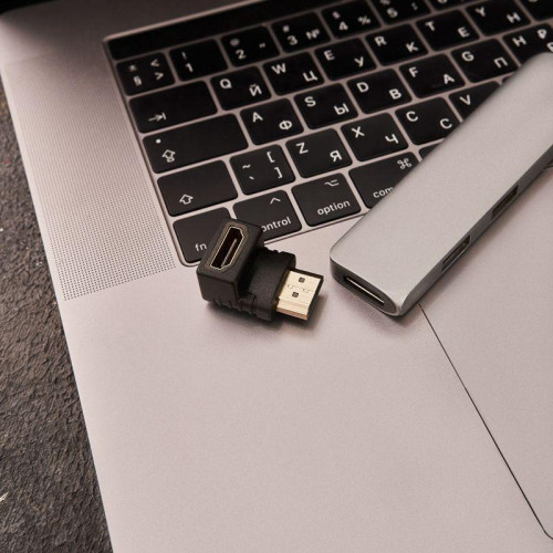 Переходник аудио гнездо HDMI - штекер HDMI угловой блист. Rexant 06-0176-A Переходник аудио гнездо HDMI - штекер HDMI угловой блист. Rexant 06-0176-A