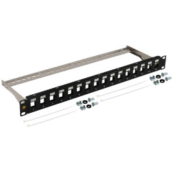 Патч-панель наборная Lanmaster LAN-PPN16OK-UTP 19