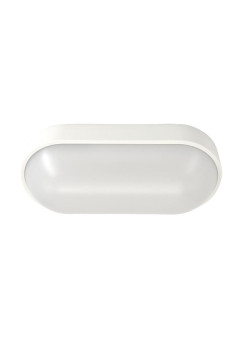 Светильник светодиодный WP 15 C 12W OP 840 W10L22 WH 220х106х60мм 12Вт 4000К IP65 ЖКХ овал. пылевлагозащ. бел. 15071524499