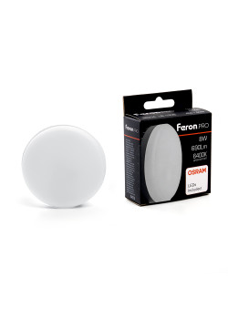 Лампа светодиодная Feron LB-1508 GX53 8W 175-265V 6400K OSRAM LED