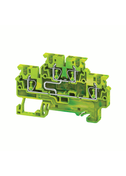 Клемма заземляющая пружинная OptiClip CXDLG-2,5-2L-PE-I-S-(0,2-2,5)-PEN