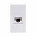 Компьютерная розетка RJ-45, кат. 6, 8P8C, ЭУИ Вива (Viva), белая, 1модуль Компьютерная розетка RJ-45, кат. 6, 8P8C, ЭУИ Вива (Viva), белая, 1модуль