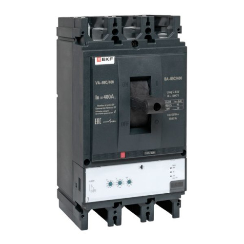 ВА-99C 400/400А 3P 45кА с электронным расцепителем EKF