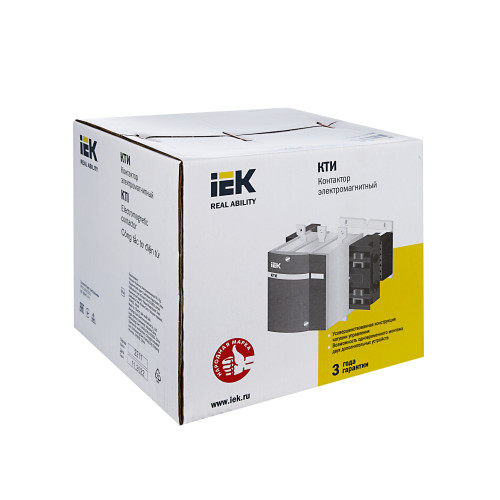 Контактор КТИ-5225 225А 400В/АС3 IEK Контактор КТИ-5225 225А 400В/АС3 IEK