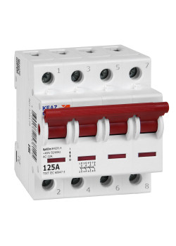 Выключатель нагрузки модульный OptiDin BM63PL-4125-УХЛ3 (ВМ63PL)
