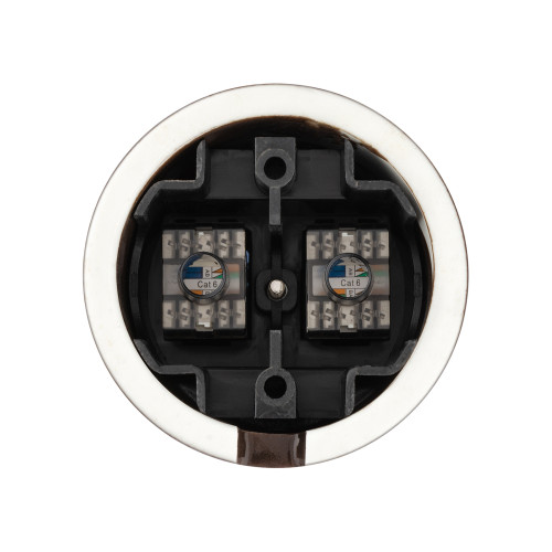 Розетка двойная компьютерная RJ45 коричневая «Болонь» TDM Розетка двойная компьютерная RJ45 коричневая «Болонь» TDM