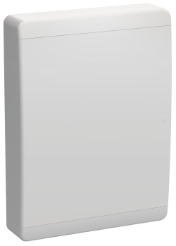 TEKFOR Корпус пластиковый ЩРН-П-54 IP41 белая дверь IEK