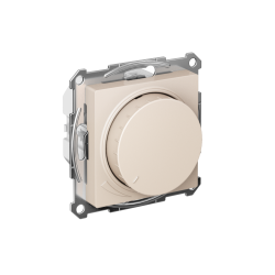 ATLASDESIGN СВЕТОРЕГУЛЯТОР (диммер) поворотно-нажимной, LED, RC, 400Вт, механизм, БЕЖЕВЫЙ