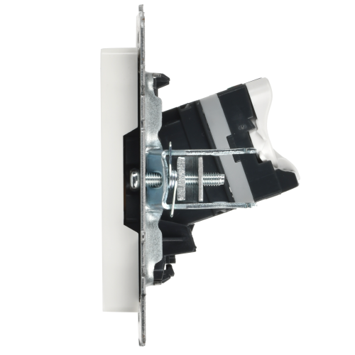 BRITE Розетка компьютерная RJ45 кат.5E РК10-БрБ белый IEK
