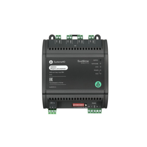 Модуль расширения SystemeHD, 4VO, RS485 Modbus RTU BACnet MS/TP ~24В/=24В