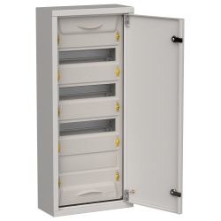 TITAN 5 Корпус металлический ЩРн-48 (1х48) 710х310х140мм IP31 серый (одна дверь) IEK